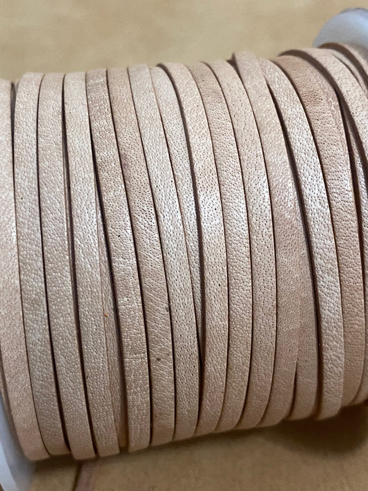 Natural strap 3 mm | Rindsvolleder