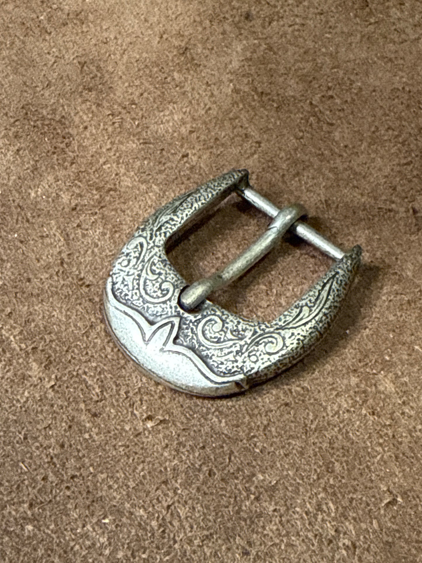 Rollschnalle Altsilber | Durchlass 25mm / Länge innen 23 mm