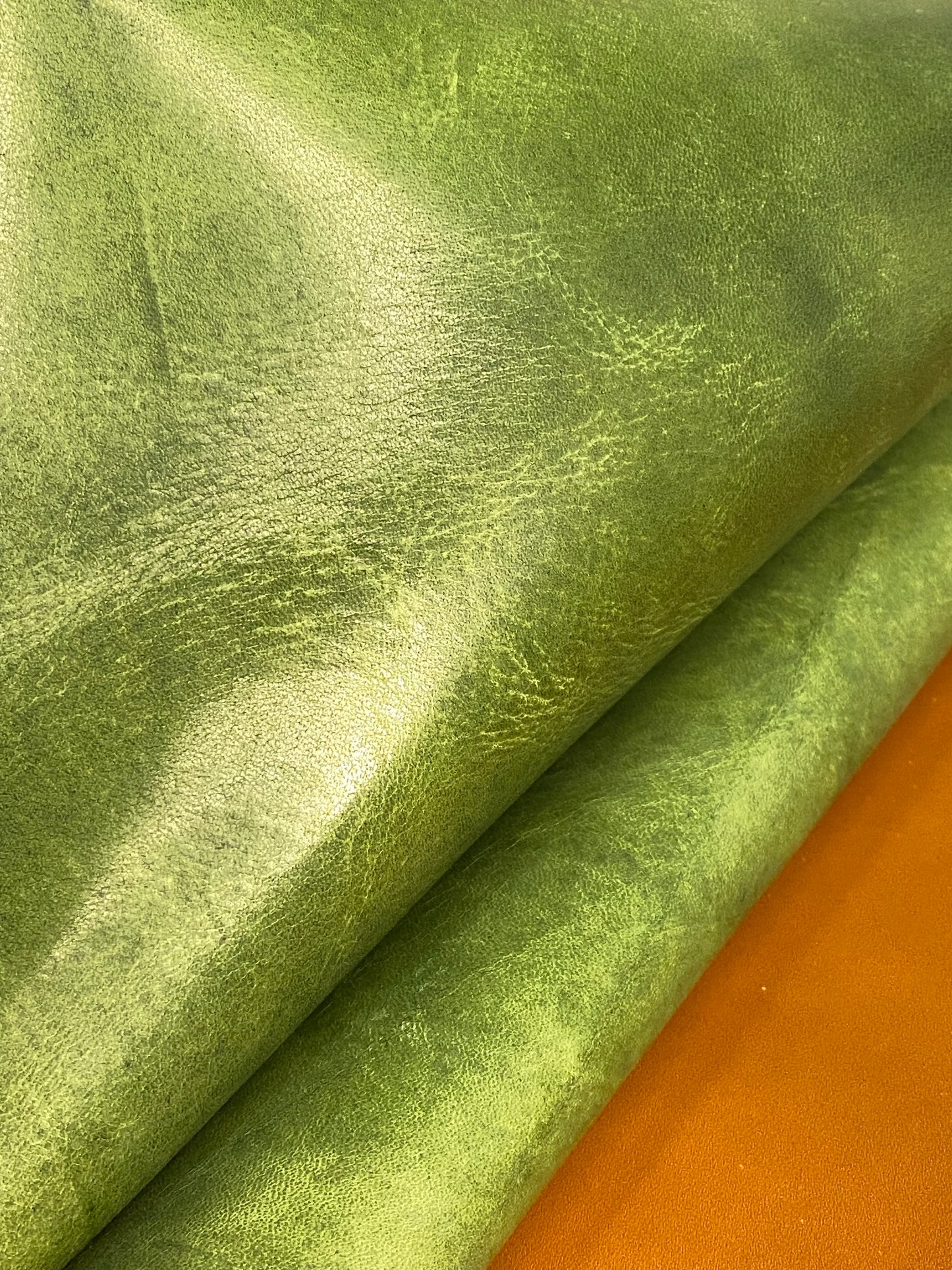 Ground Leather 1.2 - 1.4 Sage | The Blue Pearl
