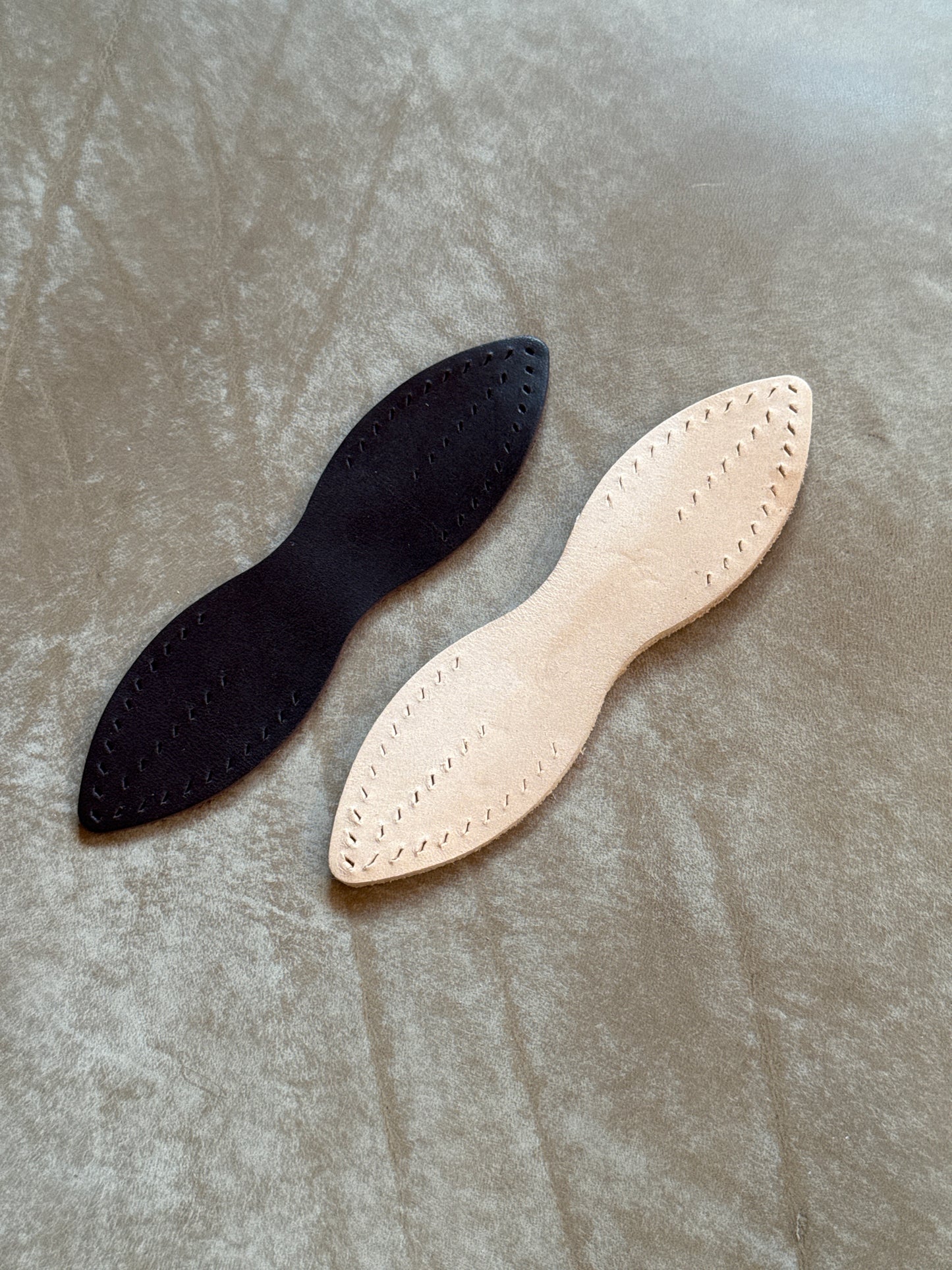 Linen parts 5-piece set with angled holes (French form)