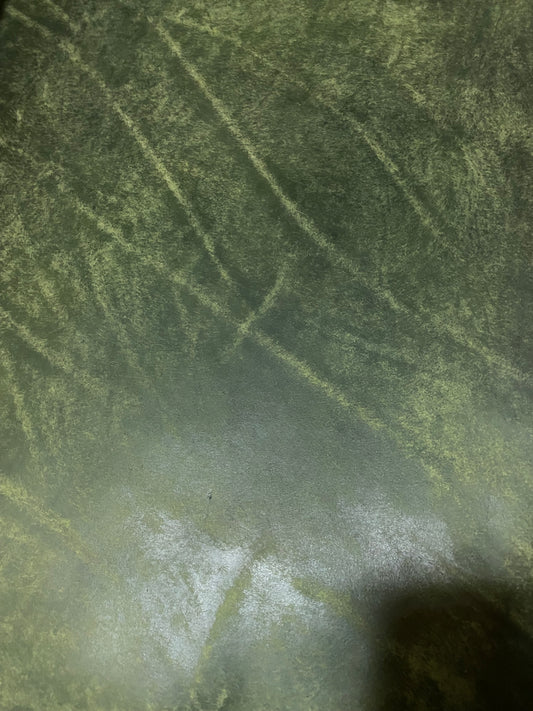 Graffiti 1,6mm geschliffenes Leder col. Oliva| MPG Industria