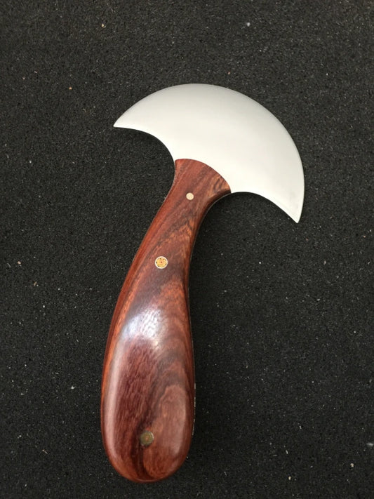 Kevin Lee Small Round Knife for Leatherwork. KL Full-tang small round knife