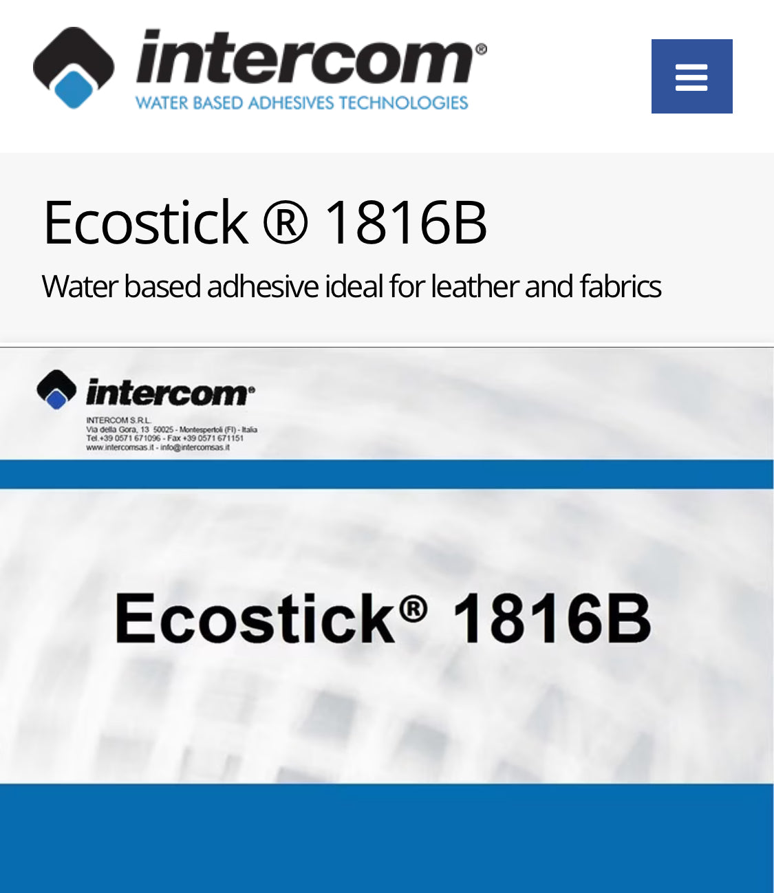 250ml/500ml water-based leather glue Ecostick® 1816B