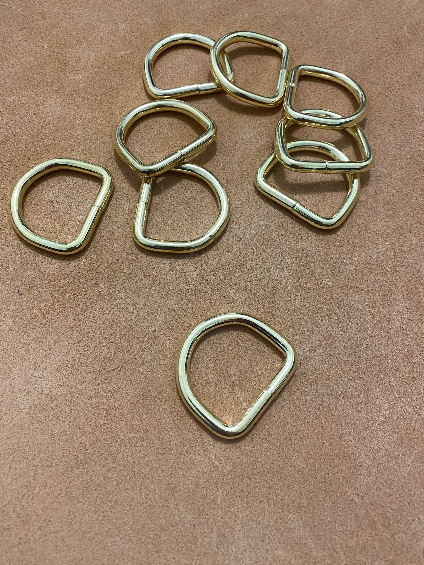 D-Ring Massivmessing, 30 mm x 28 x 5,0 mm