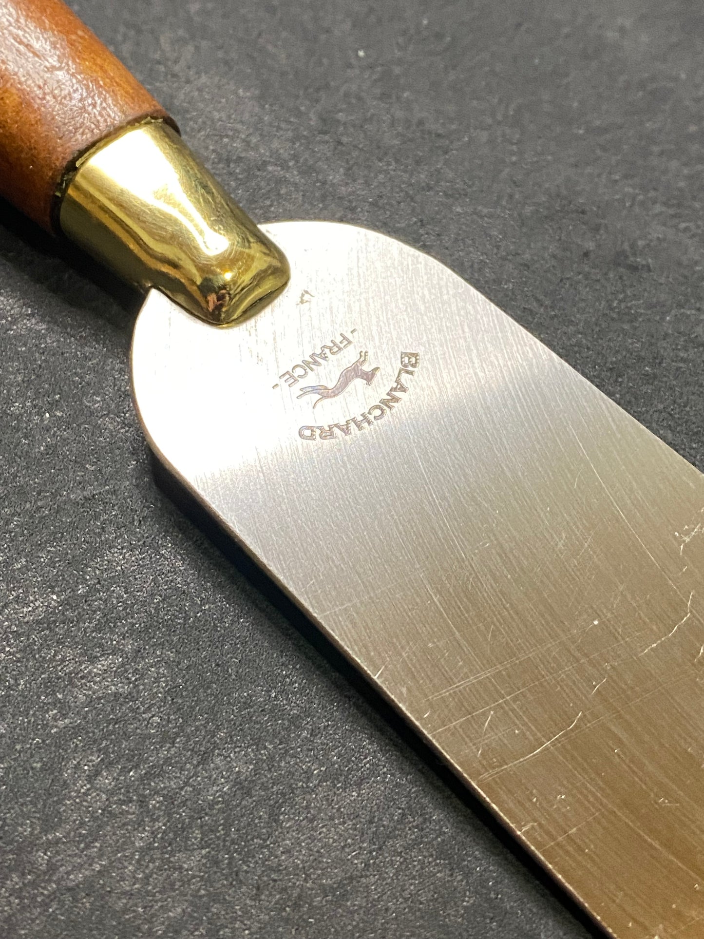 Vergez Blanchard cuchillo de afilar con mango de madera