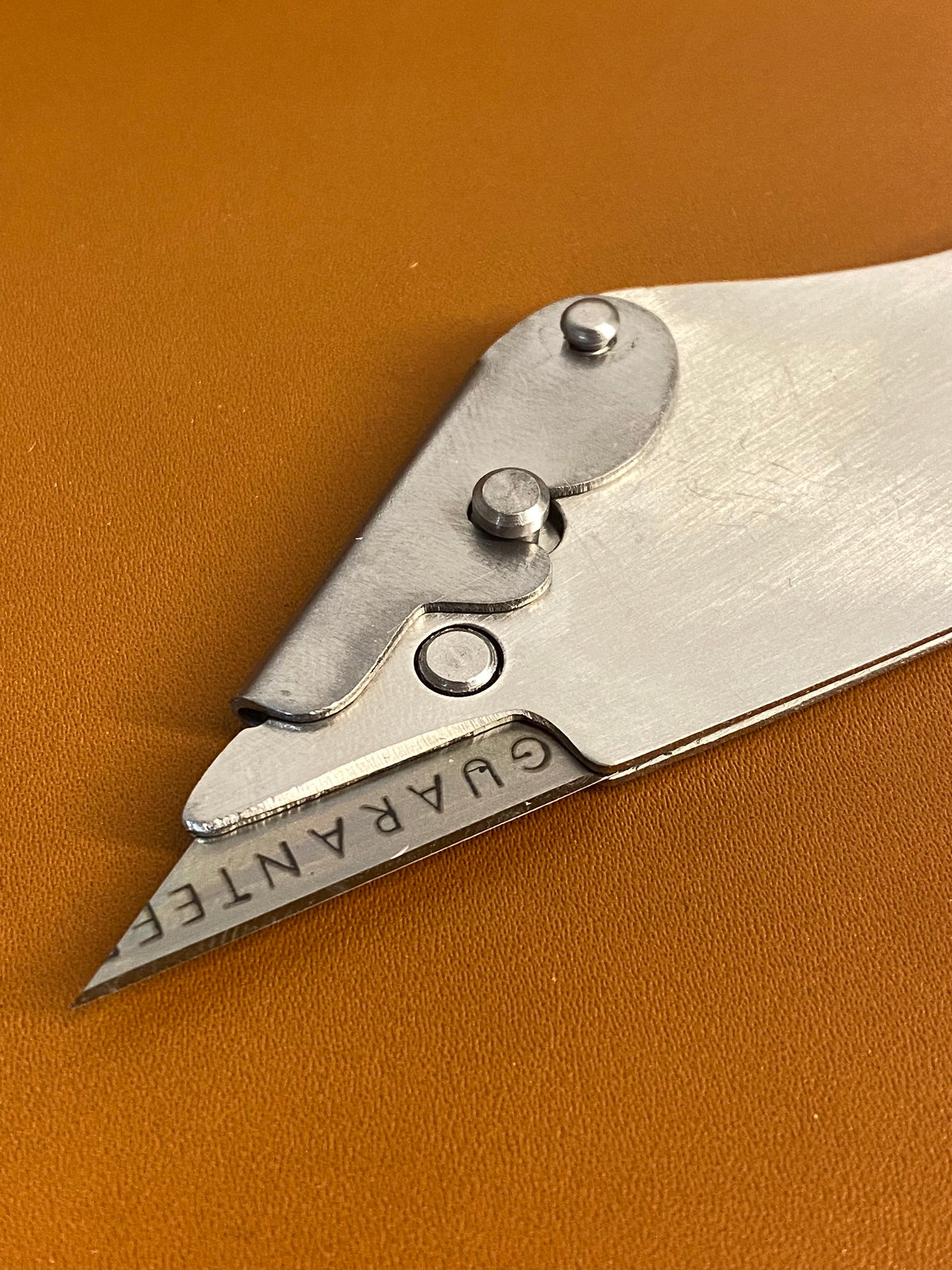 Messer für Lederarbeiten inkl. 2x Klingen. Furrier Knife. Kürschnermesser.