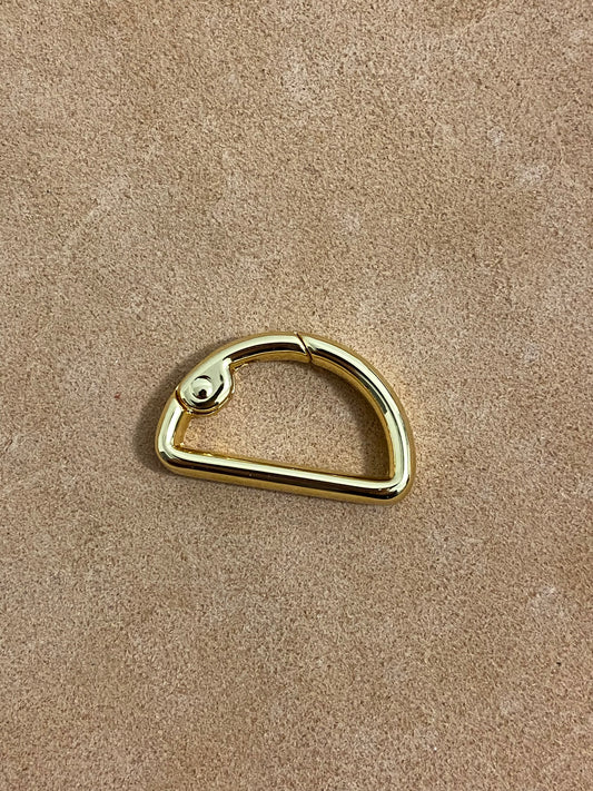 D-ring 30 mm passage, zinc. 4mm thick