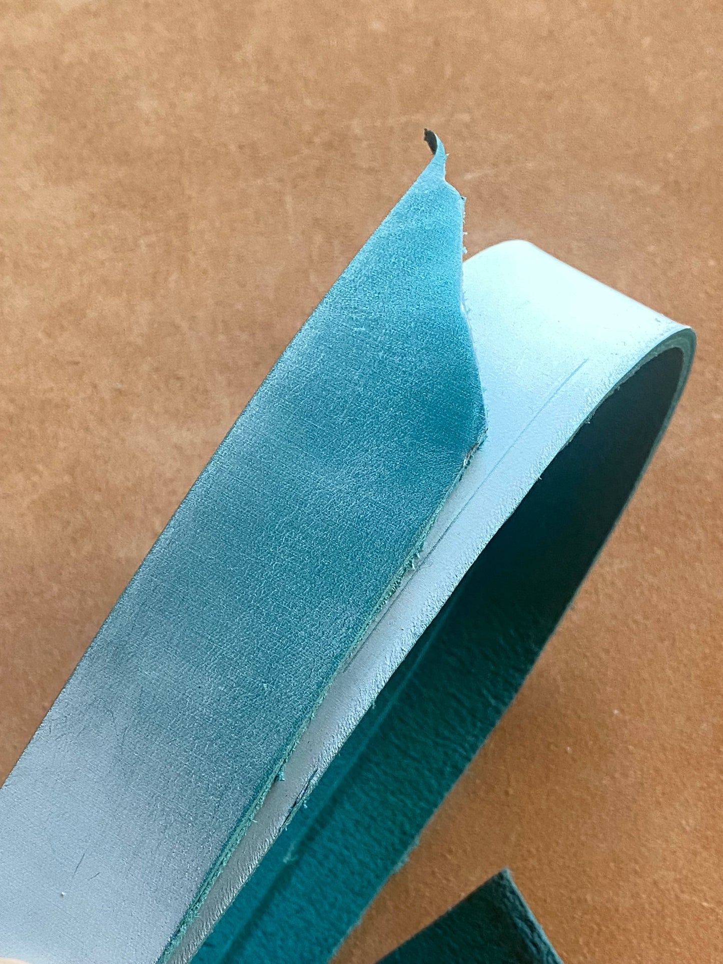 Correa de cuero Phantom 3,0 mm Aqua 120 cm. Cuello