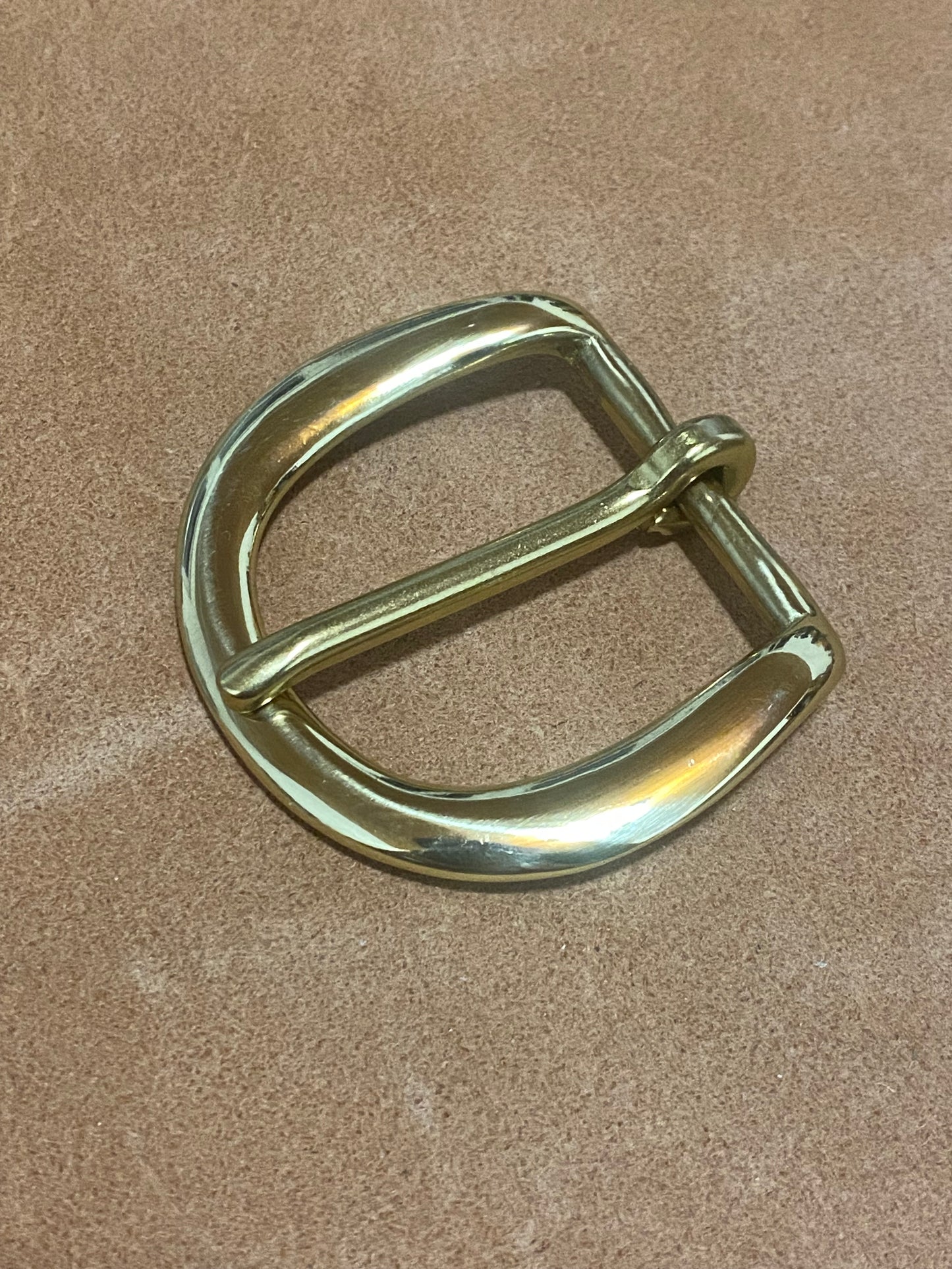 #00005 Belt Buckle 38 mm Massiv Messing
