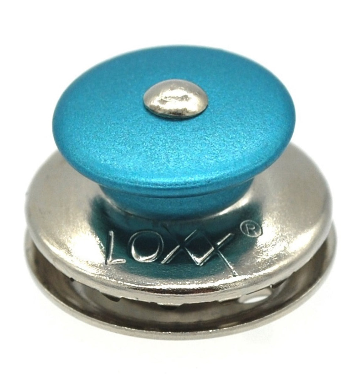 LOXX® Verschluss Standard Nickel Türkis großer Kopf