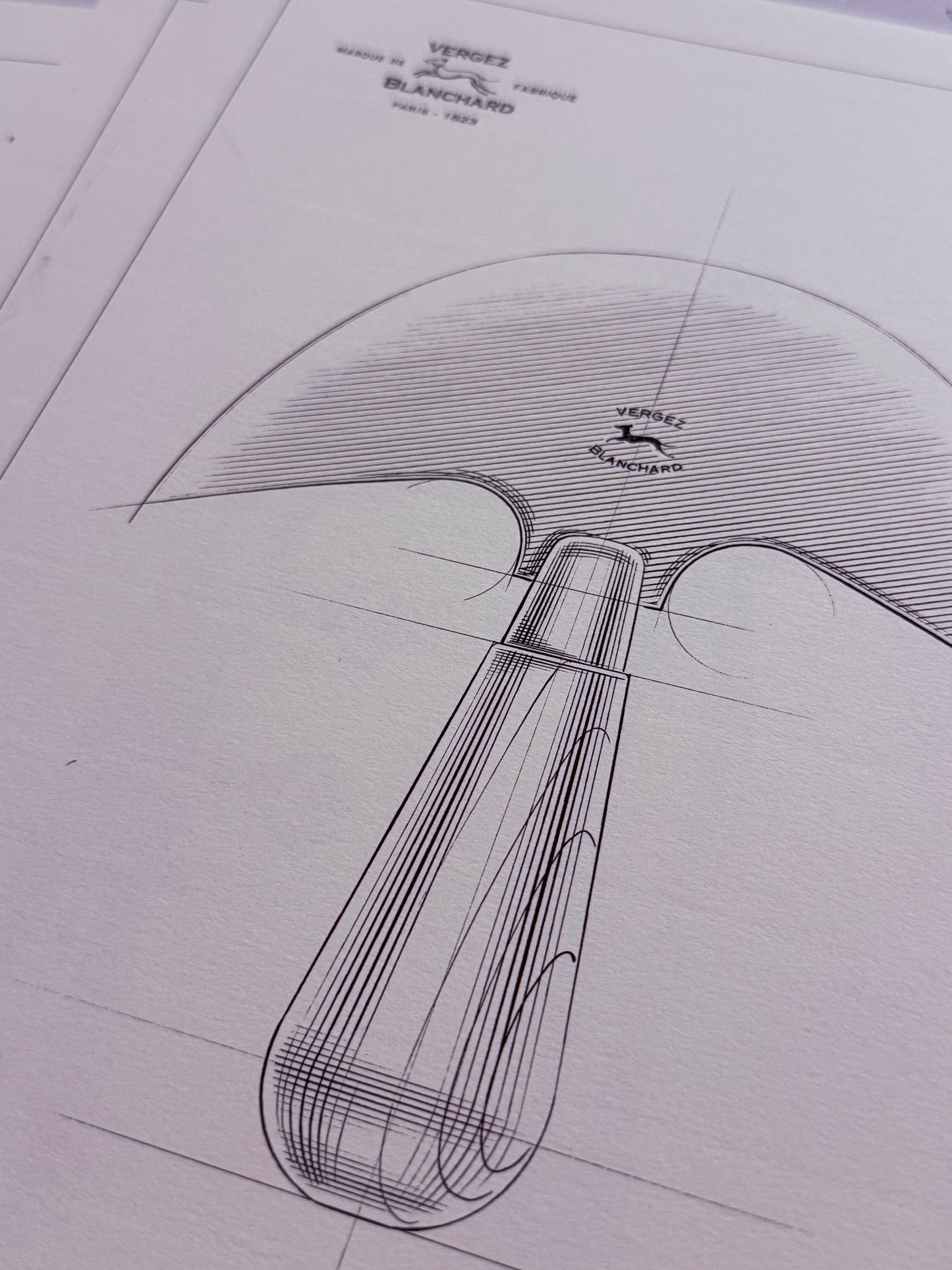 Vergez Blanchard A4 Poster „Half Moon Knife“