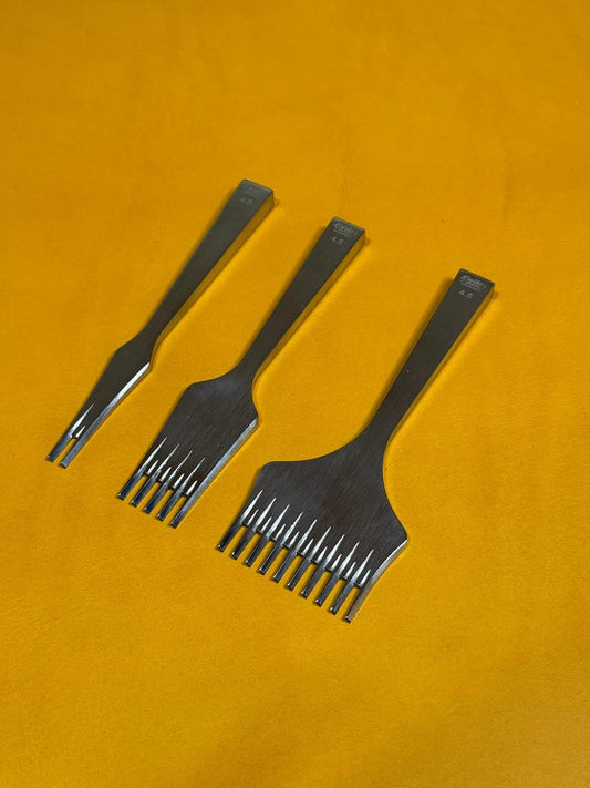 NEW 3-piece set 2+4+10 Kevin Lee Premium Pricking Awl French Shape