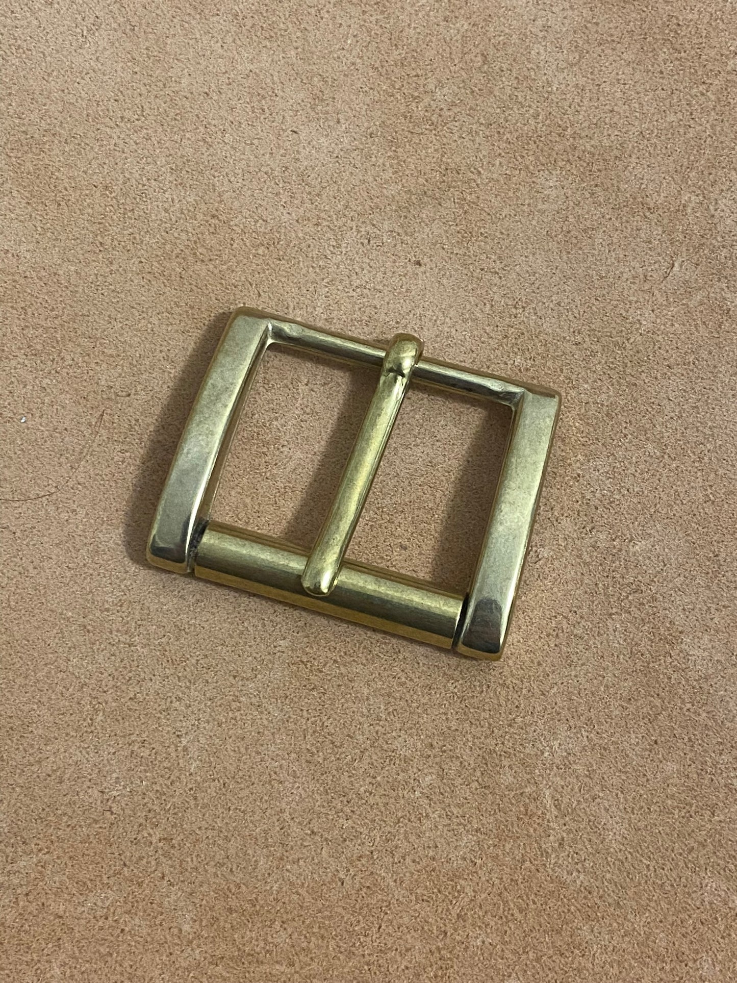 Roll buckle brass buckle solid | Passage 40 / Internal length 31 mm