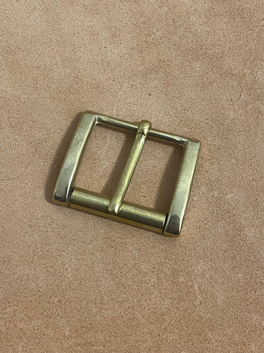 Roll buckle brass buckle solid | Passage 40 / Internal length 31 mm