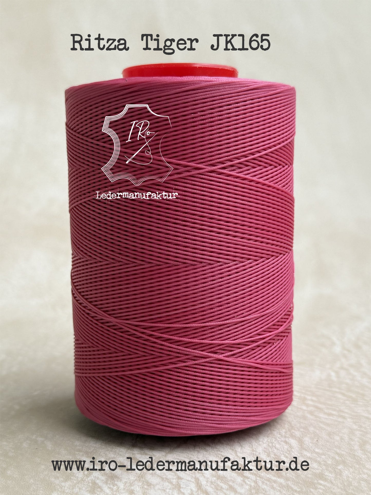 0.6 mm Ritza 25 tiger 100 m spool | Sewing thread for leather, waxed. Hand stitch, flat shape