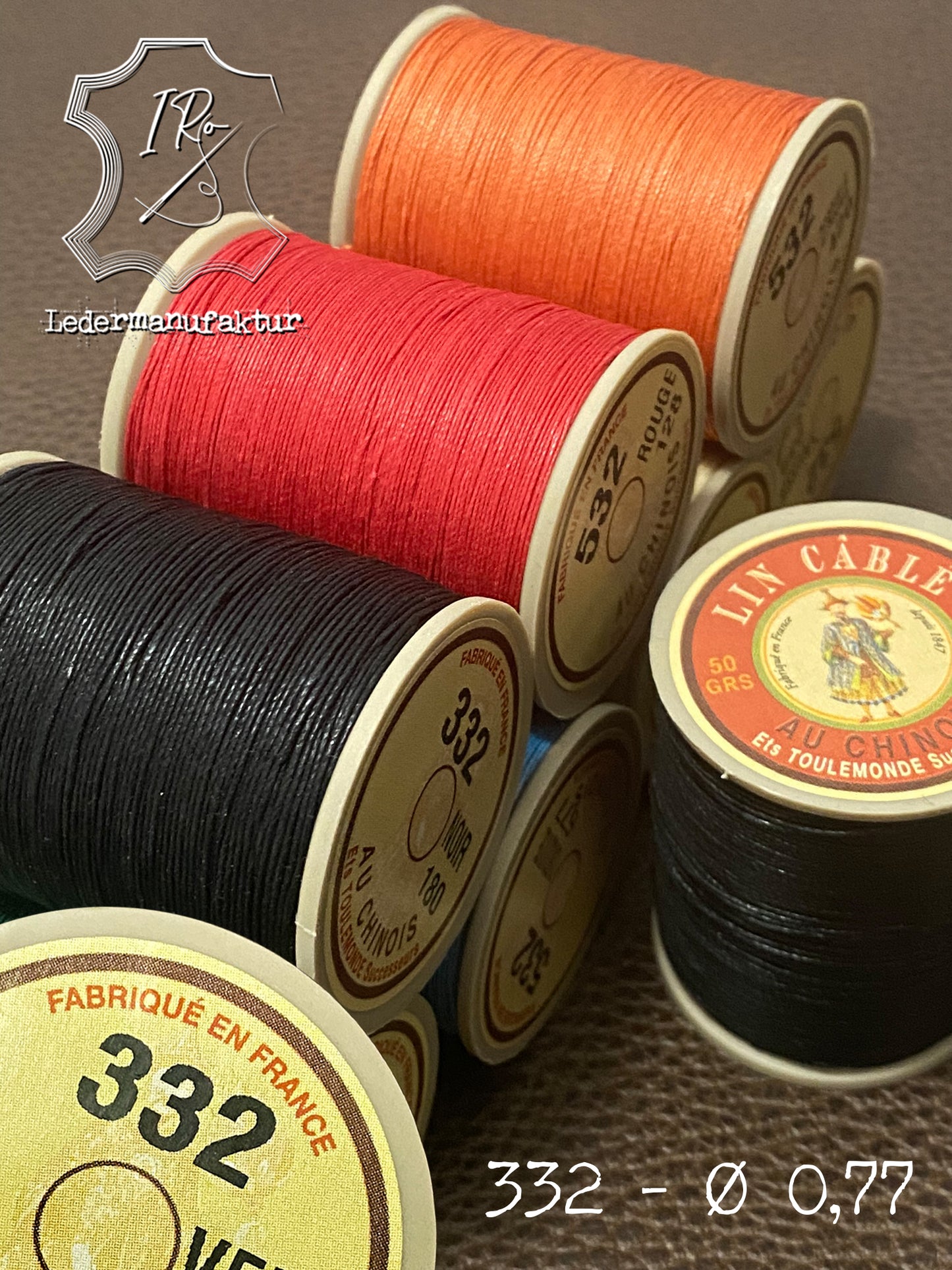 Lino cableado 332 Fil Au Chinois Spule 50g Spule | 0,77 milímetros | 133metros