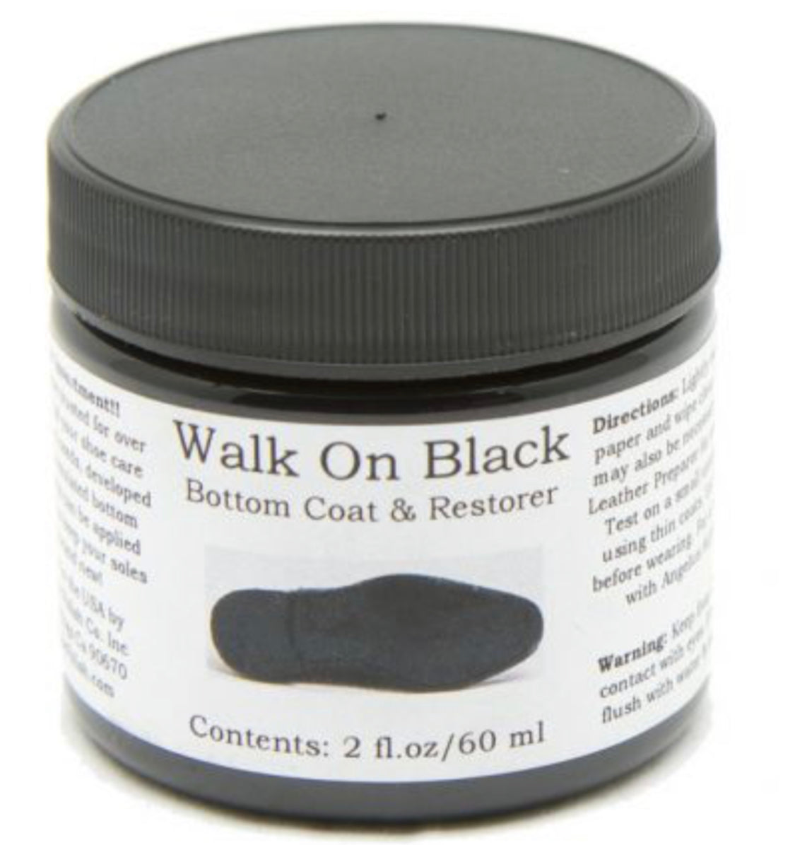 Angelus "Walk on Black" Color for !! Leather Soles