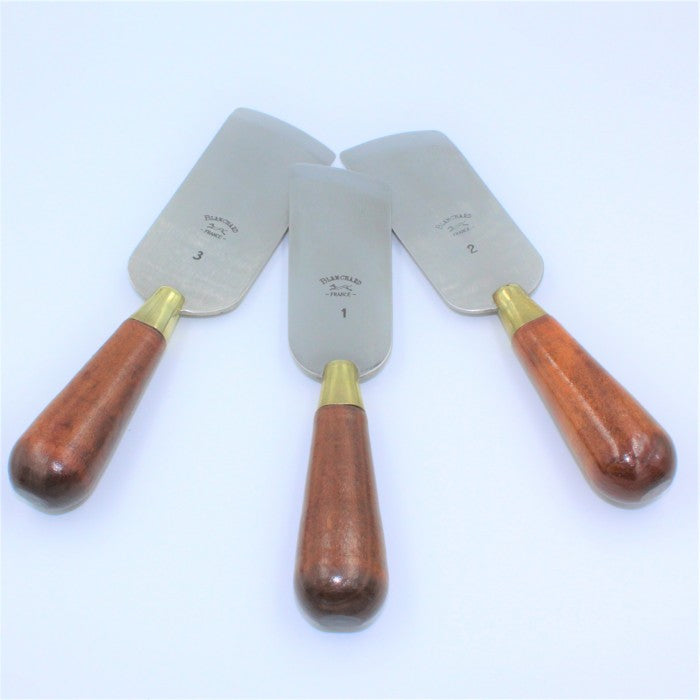 Vergez Blanchard Schärfmesser rund mit Holzgriff Oblique paring knife