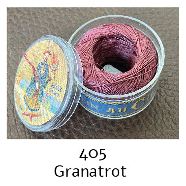Fil de lin glacé n°40 0,43mm Leinenzwirn gewachst, 50m Kapseln