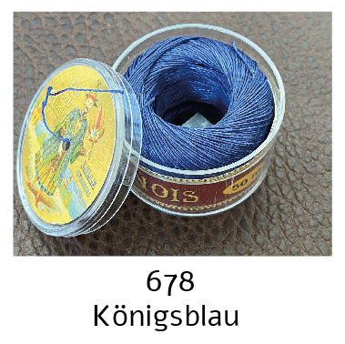 Fil de lin glacé n°40 0,43mm Leinenzwirn gewachst, 50m Kapseln