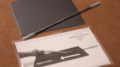 Vergez Blanchard Schärfset für Simple Edger. SHARPENING KIT FOR EDGE BEVELER