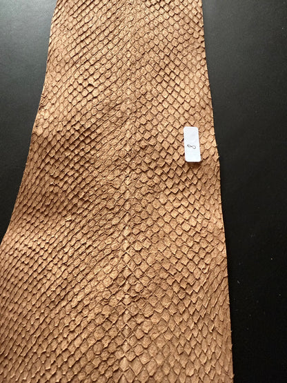 Cuero de salmón Cuero de pescado Colorido