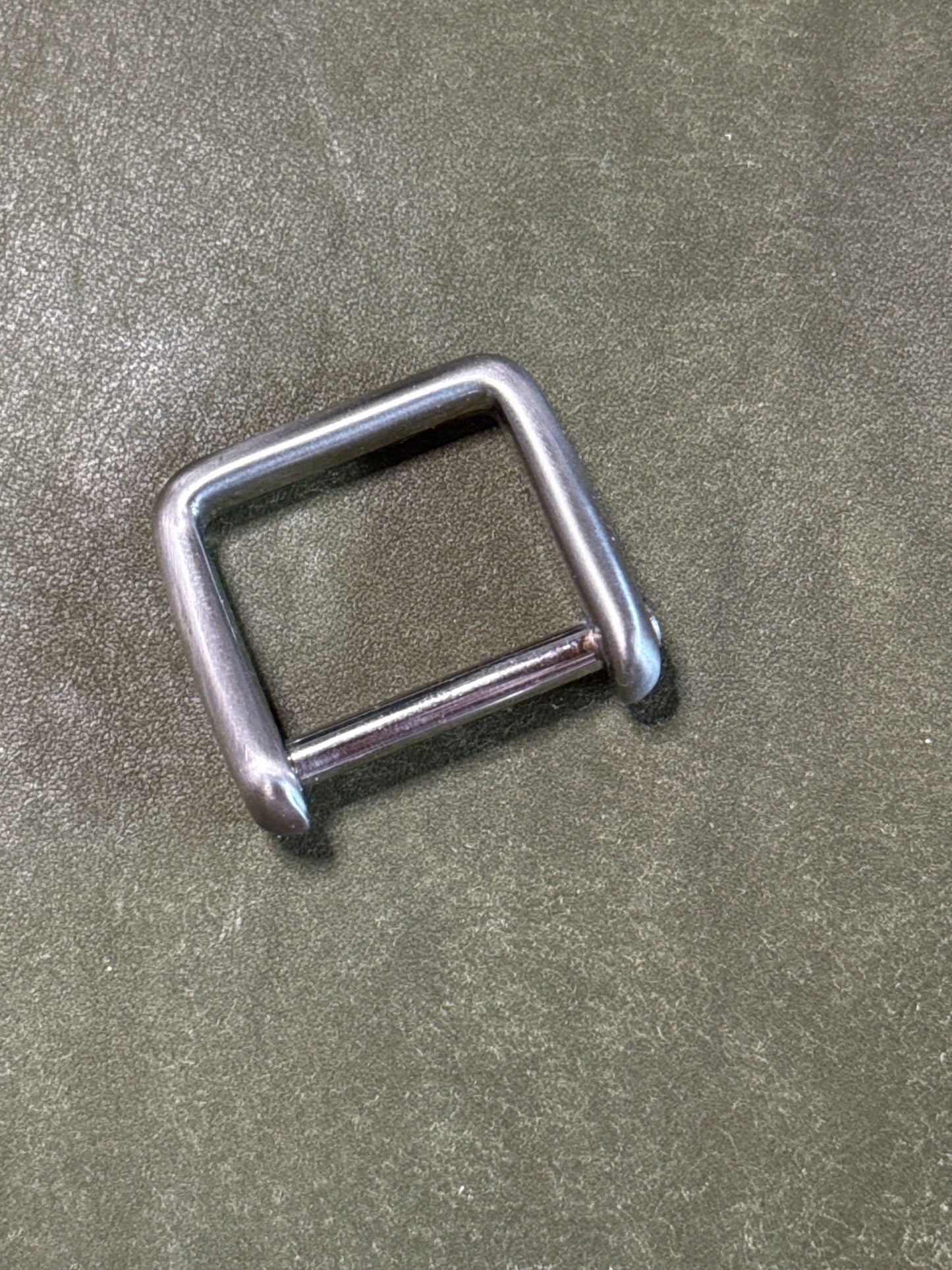 D-Ring 25 mm Durchlass, Nickel satiniert, Zink. 6 mm Stark