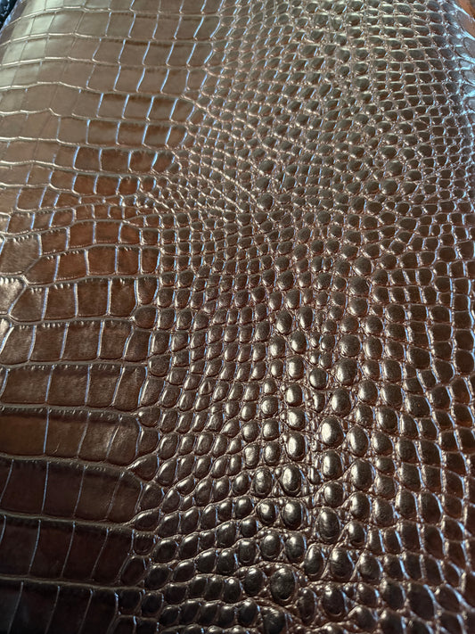 Riemen Schwarz Crocoprägung 2,8-3 mm Hals 140 cm mit Resinseite