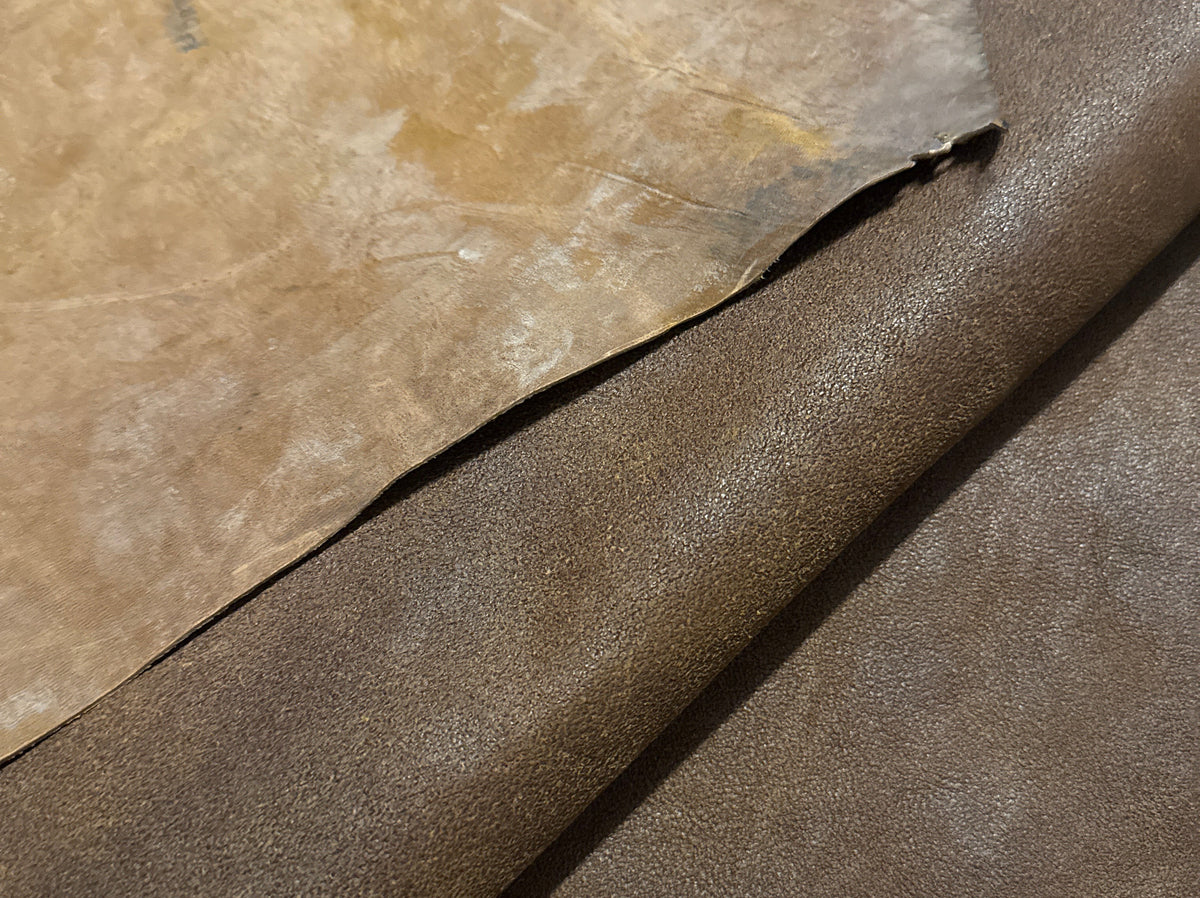 Horween Leder - DHF Waxed Flesh Chromexcel - Cinnamon Washed 5-6 Oz. 2-2,2mm