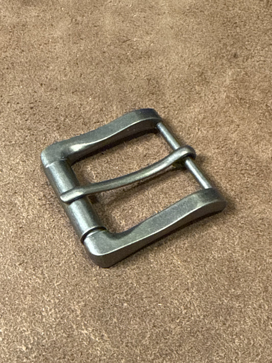 Rollschnalle Zink Altsilber | Durchlass 40mm / Länge innen 39 mm