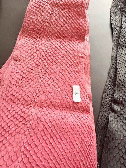 Cuero de salmón Cuero de pescado Colorido