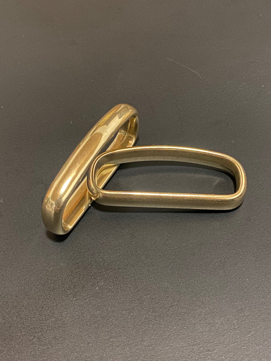 Brass loop 48x7x21mm, passage 40mm