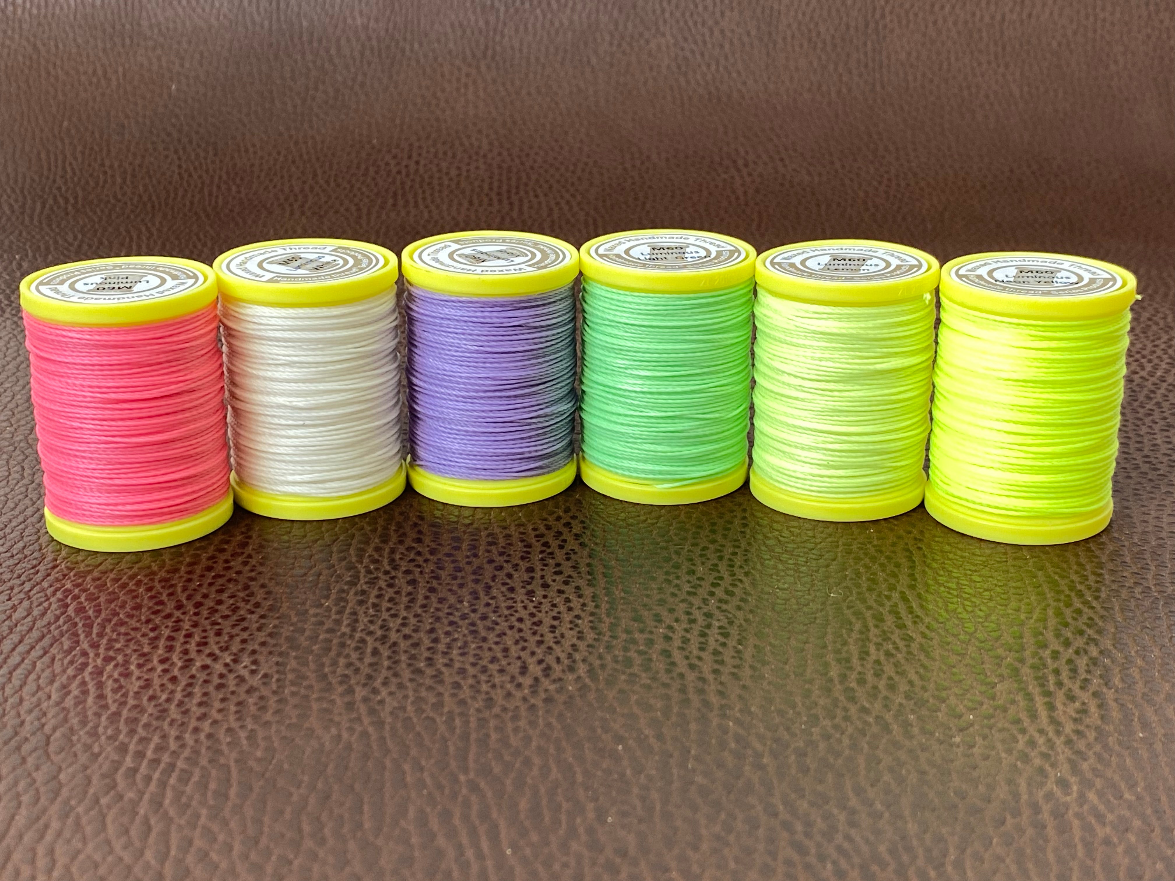 Luminious Threads Luminous Twist | 0.6 mm | waxed thread - round - – IRO Ledermanufaktur
