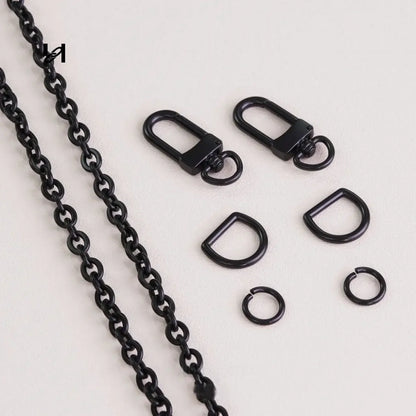 Hility Baghardware 6mm Stainless Steel 3-in-1 Chain Strap for Bags