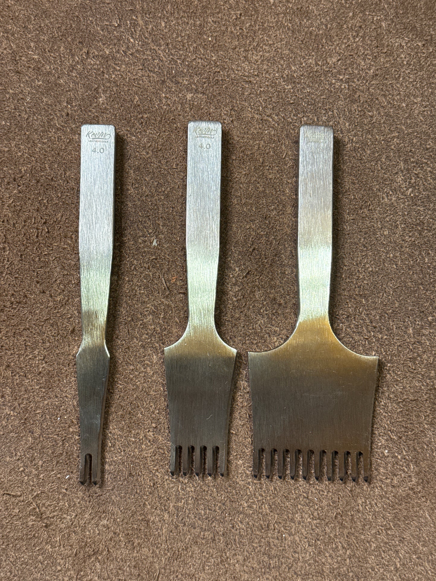 3er Set Kevin Lee Prickeisen japanische Form (Diamantenform). Updt.