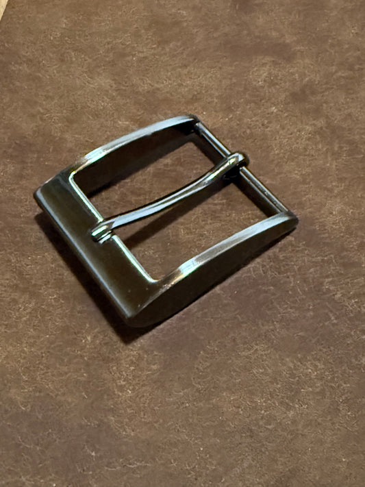 Gürtelschnalle Schnalle 40mm Altsilber Zinklegierung. Außen 54x47mm