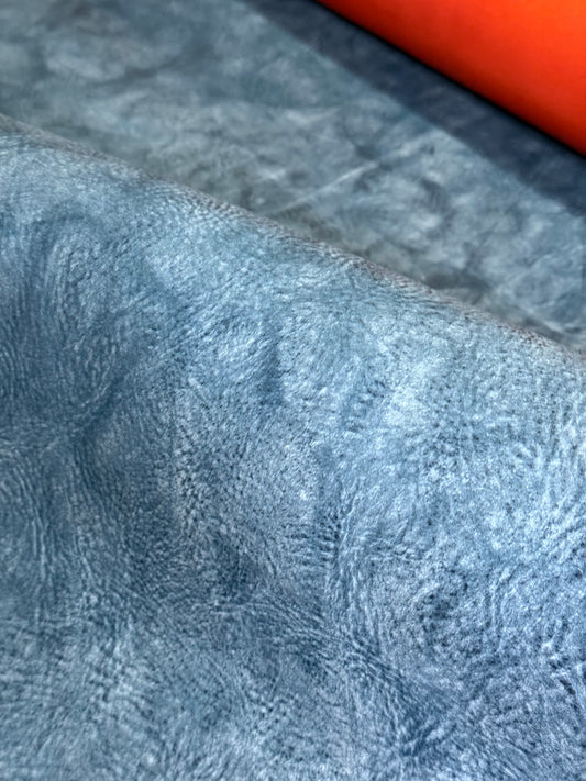 Leder Riemen gewachst 3-3,5 mm Night Blue 150 cm. Hals