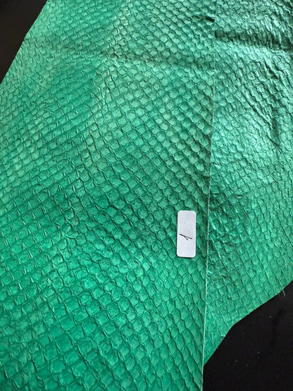 Cuero de salmón Cuero de pescado Colorido