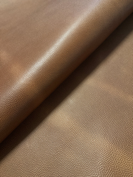 Horween Leder - Essex „Peanut Butter, with football print“ 4-5 Oz. 2 mm