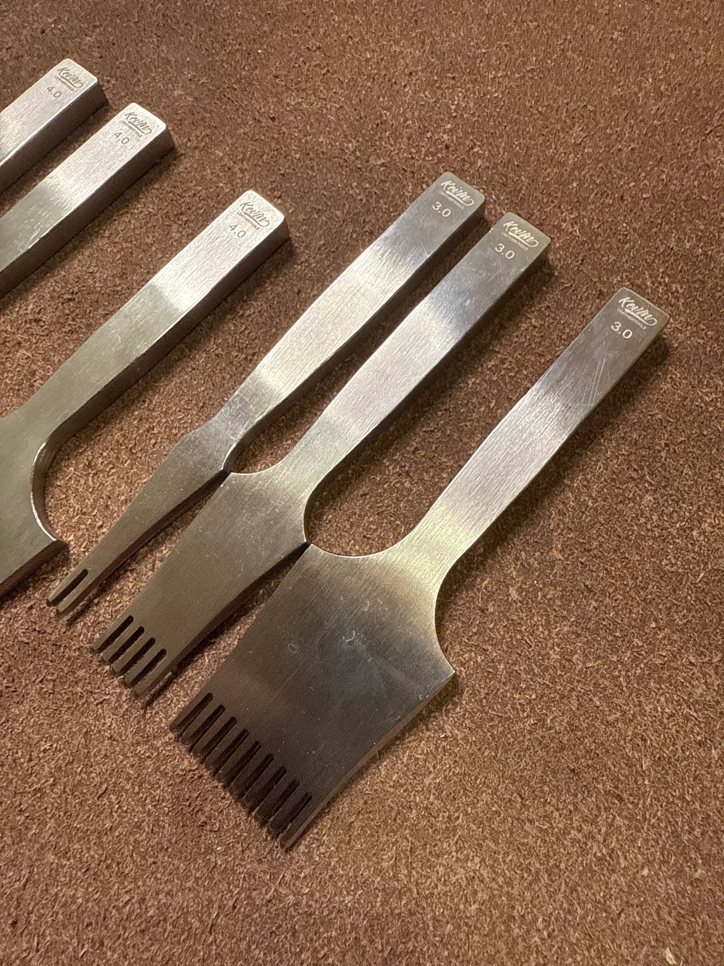 3er Set Kevin Lee Prickeisen japanische Form (Diamantenform). Updt.