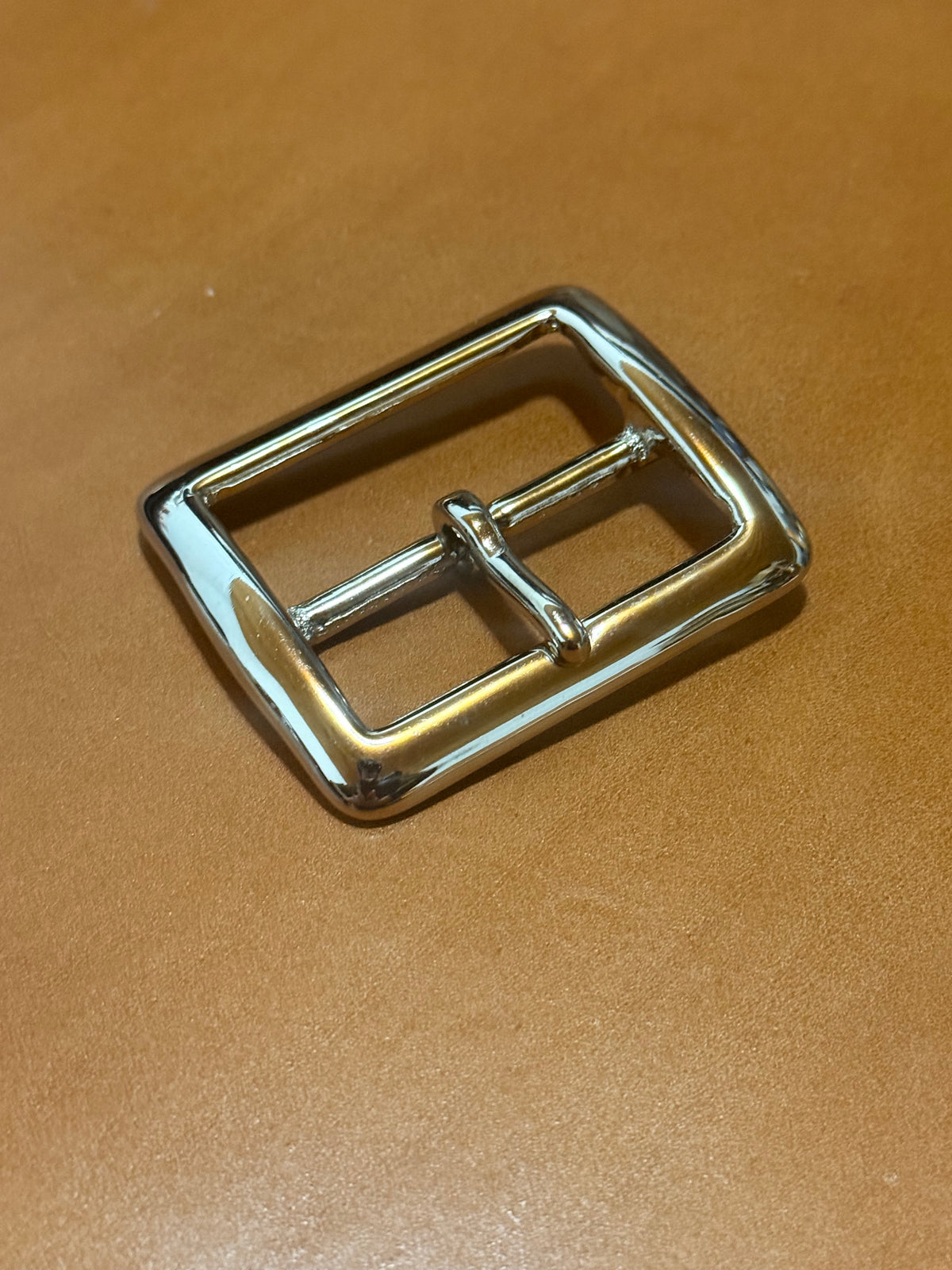 Sam Browne Schnalle 45mm, 1 3/4“ center bar buckle. Vernickelt