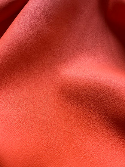 Rindnappa Mandarinorange 1-1,2 mm. Breite 80-100 cm. Zentimeterware.