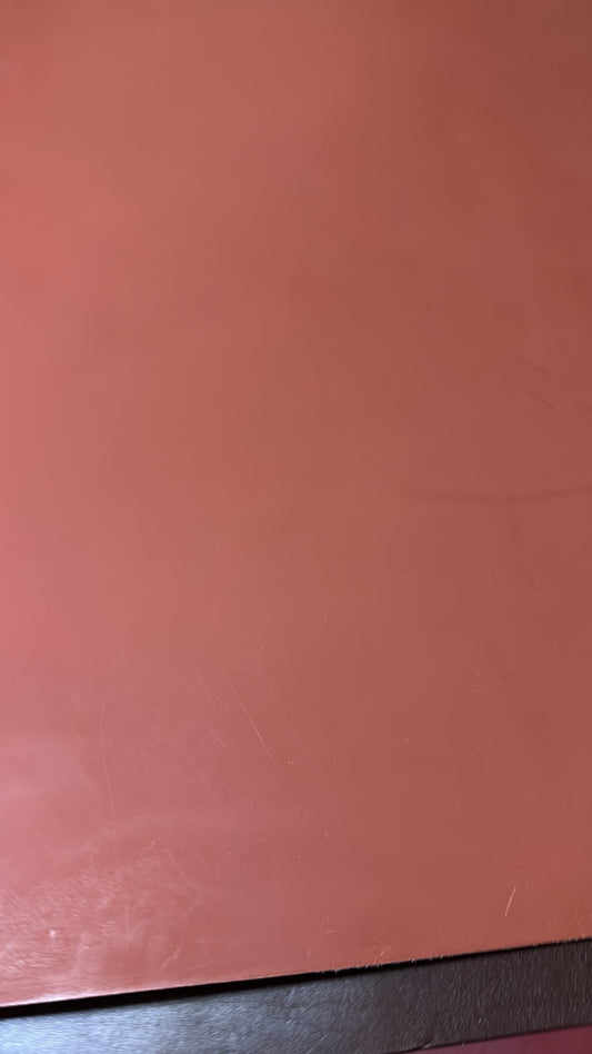 Luxe gewachster Lederriemen. Col. „Brick“ 4,0-4,2mm. Hecht. Bridle leather