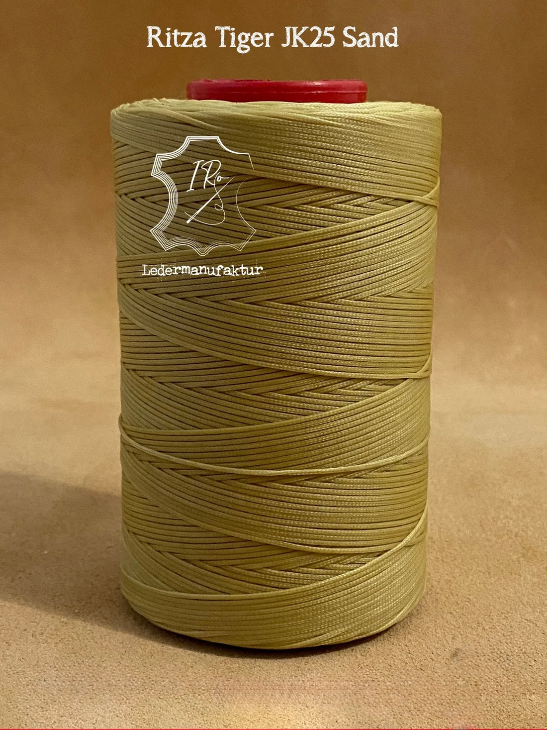 1,2 mm Ritza 25 tigre 500 m carrete | Hilo para coser cuero, encerado. Puntada a mano, hilo para coser a mano, forma plana