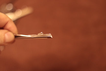 Geldklammer Money Clip 7,6cm 3" vernickelter Stahl Ver. 2