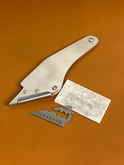 Messer für Lederarbeite inkl. 2x Klingen