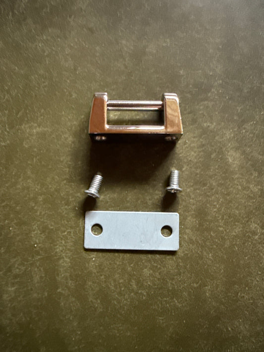 D-Schlaufe nickel Ring für Taschengriff. Handleloop.