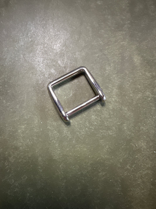 D-Ring 25 mm vernickelt Durchlass, Zink. 6 mm Stark