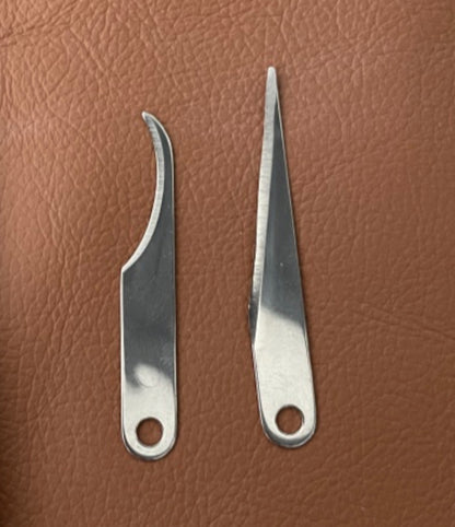 Kevin Lee Detailmesser für Lederarbeiten. Inchangeable blade pattern knife