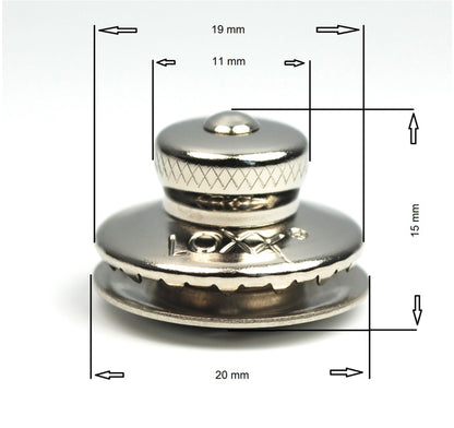 LOXX® Verschluss standard Messing kleiner Kopf